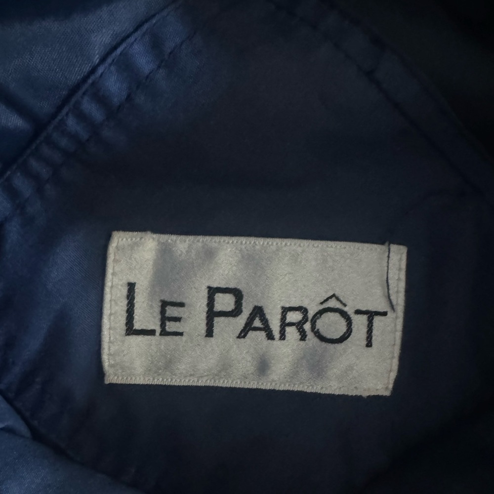 Vintage Le Parot men’s large Navy Jacket - Picture 4 of 5